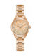 Bulova Sutton Watch with Pink Gold Metal Bracelet