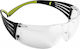 3M Securefit Sf401af Safety Glasses with Transparent Lenses Uu001467842