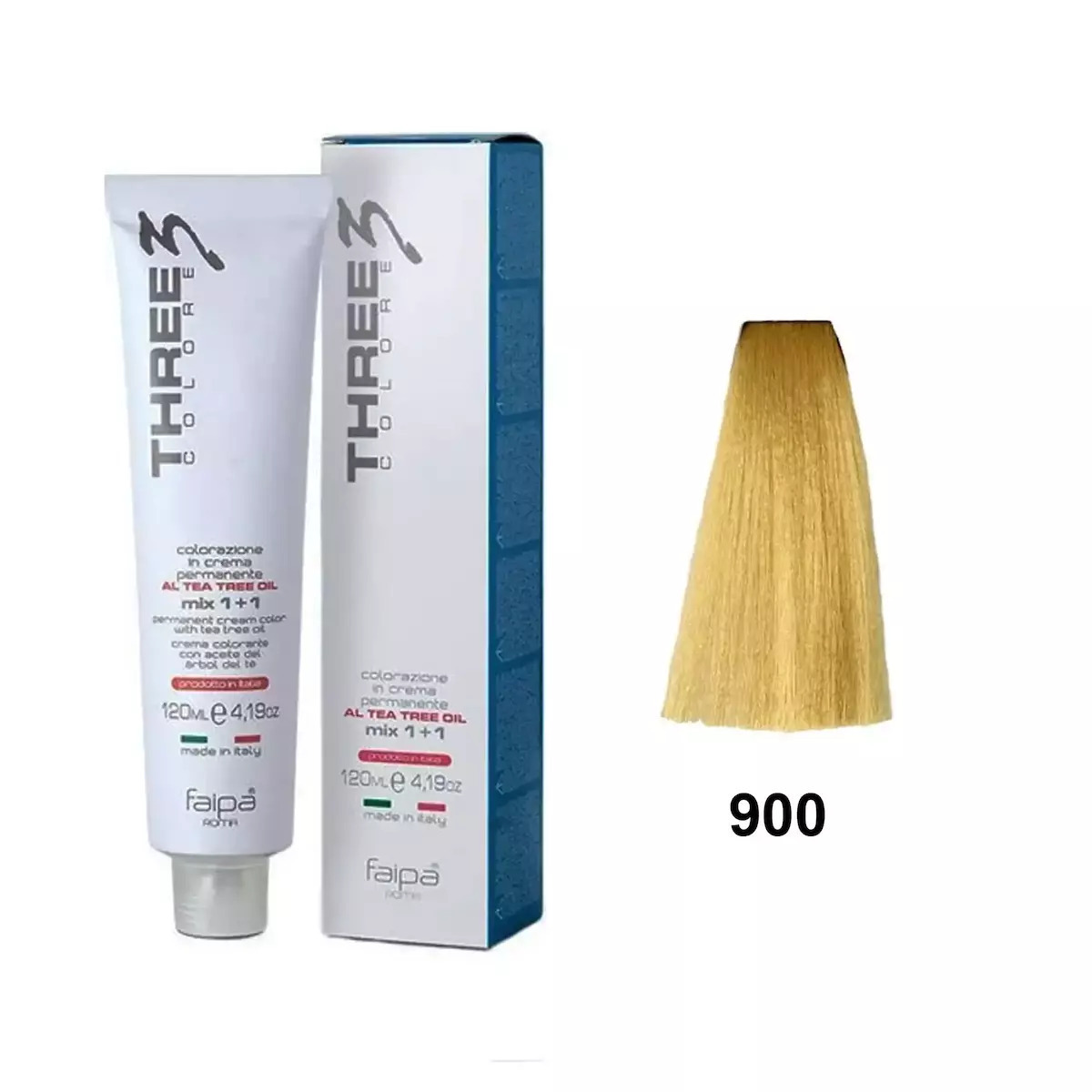 FAIPA THREE COLOR TINTURA 120 Ml – Permanente Haarfarbe Mit Teebaumöl