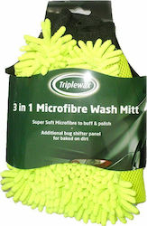 Triplewax Triplewax 3in1 Microfibre Wash Mitt Washing For Car 1pcs CP-