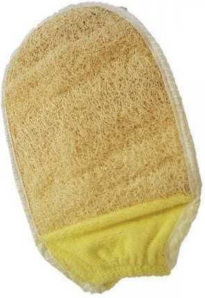 Beauty Spring Bath Glove with Rubber Beige 1 Piece