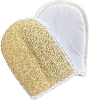 Beauty Spring Γάντι Μπάνιου κατά της Κυτταρίτιδας με Πετσέτα σε Μπεζ Χρώμα 1τμχ