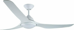 Lucci Air 74W with Light 142cm White Mariner LED