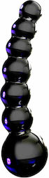 Icicles Icicles No.66 Γυάλινο Dildo Black 12cm