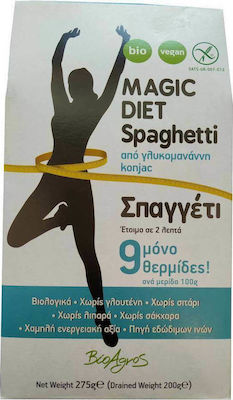 Βιο Αγρός Spaghetti Konjac Magic Diet Βιολογικά Χωρίς Γλουτένη 275gr