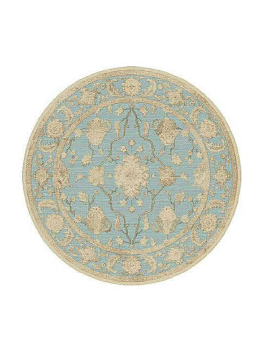 Klonaras 952/ Anti-slip Rug Round Summer Farashe