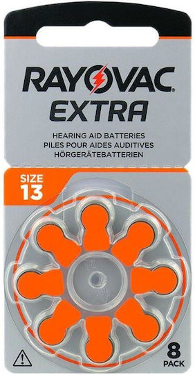 Rayovac Extra Advanced Батерии За Слухови Апарати 13 1.45V 8бр