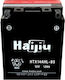 HaiJiu Motorradbatterie YTX14AHL-BS mit Kapazität 12.6Ah