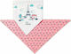 Babyono Paris Bandana Fabric with Button Multic...