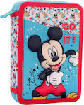 Διακάκης Mickey Mouse 3d Κασετίνα Γεμάτη με 2 Θήκες