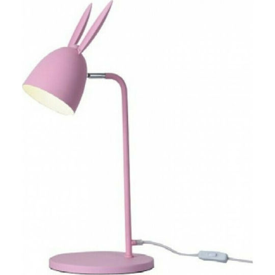 Aca Kids Desk Lamp Bunny Pink 12x12x56εκ.