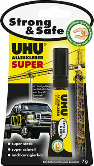UHU Лепило Гел Суперлепило Super Strong & Safe 7ml