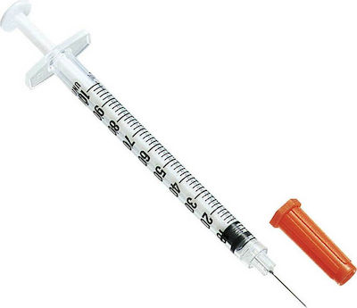 Bournas Medicals Softcare Soft Insulin Syringe 27G 1ml 1pcs