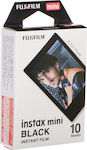 Fujifilm Culoare Instax Mini Black Instant Film (10 Expuneri)