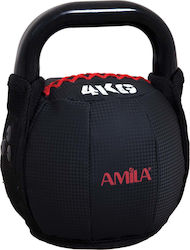 Amila Kettlebell από PVC 4kg Μαύρο