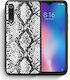 Smartfits Umschlag Rückseite Kunststoff Mehrfarbig (Xiaomi Mi 9) A00_Sm1-Xi-Mi9_AnimalWhiteSnake_