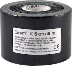 Sixtus Dream K Kinesiology Tape 5cm x 5m Black