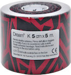 Sixtus Dream K 5 cm x 5 m Tribe Red-Black