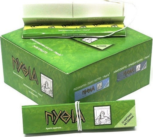 Pythia King Size Slim Foițe de Țigări Rulate Slim King Size cu Hârtie de țigări 32 foi 24buc