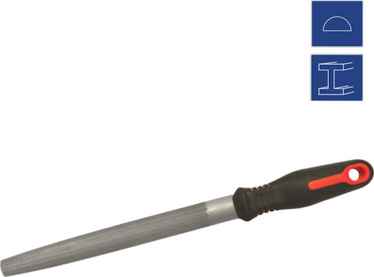 WorkPro 600004.0001 Datei Metall 1/200mm Halbkreisförmig mit Griff