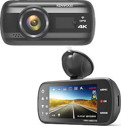 Kenwood DRV-A601 4K Windshield Car DVR, 3" Display GPS with Suction Cup (DRV-A601W)