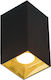 Viokef Glam Einzel Spot mit Fassung GU10 in Schwarz Farbe