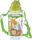 Puckator Kids Plastic Water Bottle with Straw Z...