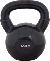 Amila Kettlebell Βινυλίου 20kg Μαύρο