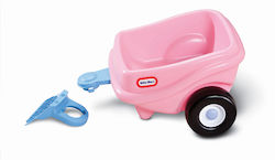 Princess Trolley Anhänger für Kinderfahrzeuge mit Traktor-Design ab 1,5 Jahren