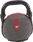 Amila Gray PVC Kettlebell 8kg