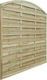Showood Holzzaunpaneel in Beige Farbe 1.8x1.8m
