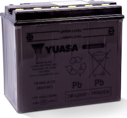 Yuasa Отворен тип Мотоциклетна батерия YB16HL-A-CX с капацитет 19Ах