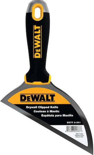 DEWALT Plasterboard Spatula Metallic 152mm with Plastic Handle 2-201