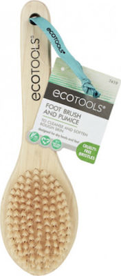 EcoTools Foot Brush & Pumice Exfoliating Bath Brush Beige