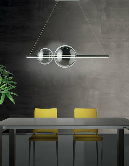 Ondaluce Fufi Pendant Light Black 100x150cm