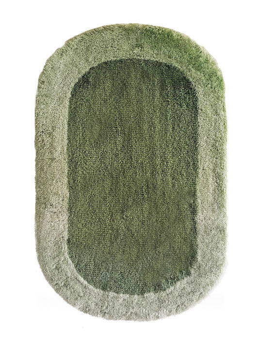 Abyss & Habidecor Bath Mat Oval Sofia 773120250-01 Green 50x80cm