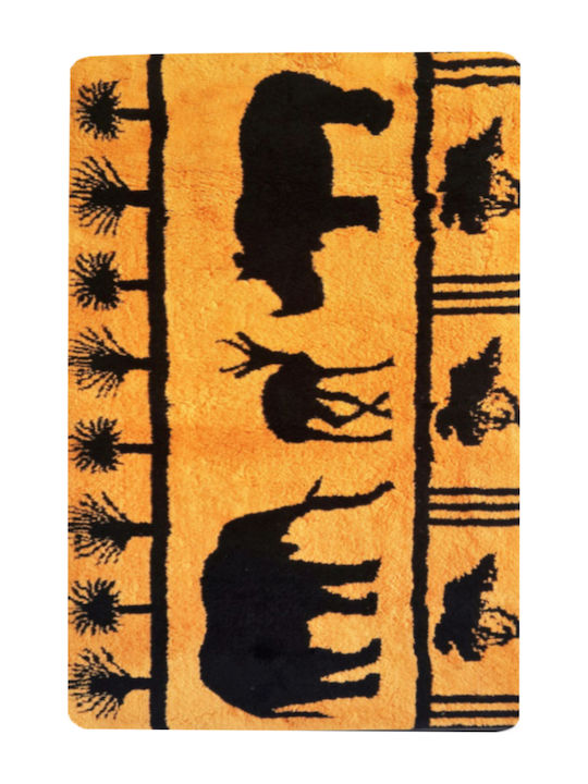 Abyss & Habidecor Bath Mat Cotton Africa 990180350-01 Saffron 60x90cm