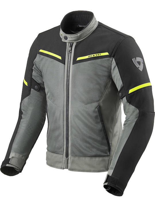 Rev'IT Airwave 3 Sommer Herren Motorradjacke Grey/Black FJT273-3510