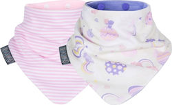 Cheeky Chompers Rainbow Stripes Bandana Stoff m...