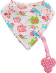 Lorelli Pink Animals Bandana Fabric with Hoop &...