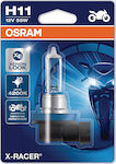 Osram Λάμπα Αυτοκινήτου & Μοτοσυκλέτας X-Racer H11 Αλογόνου 4200K Φυσικό Λευκό 12V 55W 1τμχ