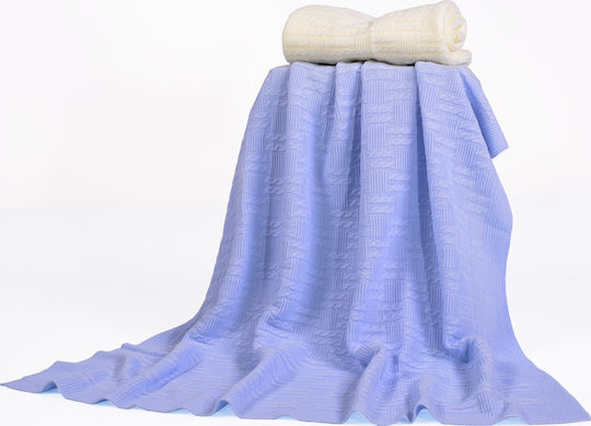 Cangaroo Blanket Nursery Swaddling Blankets Classic Light Blue 90x100cm