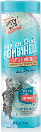 Dirty Works And On That Bombshell Bath Bombs 3x80gr 240gr