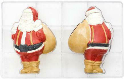 Decora Christmas Sweets Pan/Mold Plastic Red L15xW9.9cm.