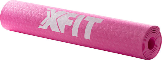 X-FIT Exercise Mat Pink (176x61x0.5cm)