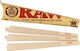 Raw Τσιγαροσωλήνες Cone King Size Unrefined Classic 110mm με Γεύση Classic Εκρού 3τμχ