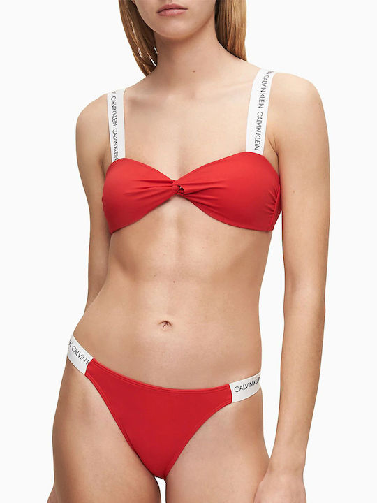 Calvin Klein Bikini Brasilien Rot KW0KW00933-XBG