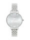 Olivia Burton Bejewelled Lace Watch with Silver Metal Bracelet