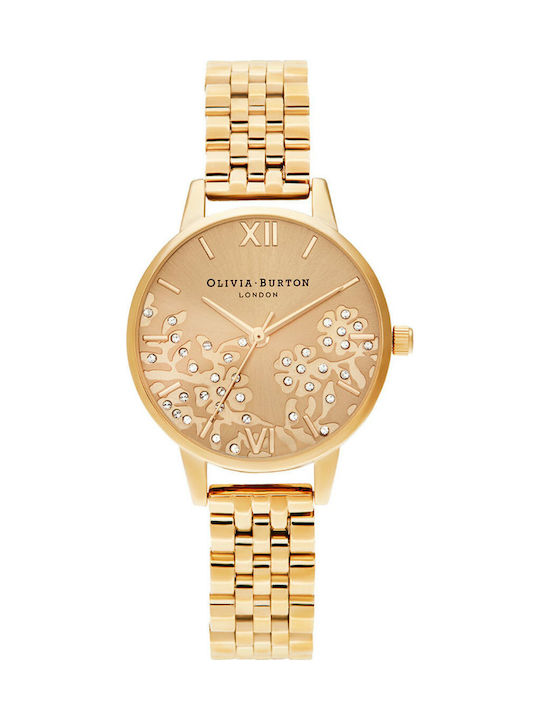 Olivia Burton Bejewelled Lace Uhr mit Batteriewerk