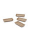 Kitchen Craft Non-stick Aluminum Tart Baking Pan Paul Hollywood 8.5x4.5x1.5cm 4pcs